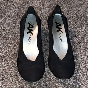 Anne Klein Sport low wedge heels
